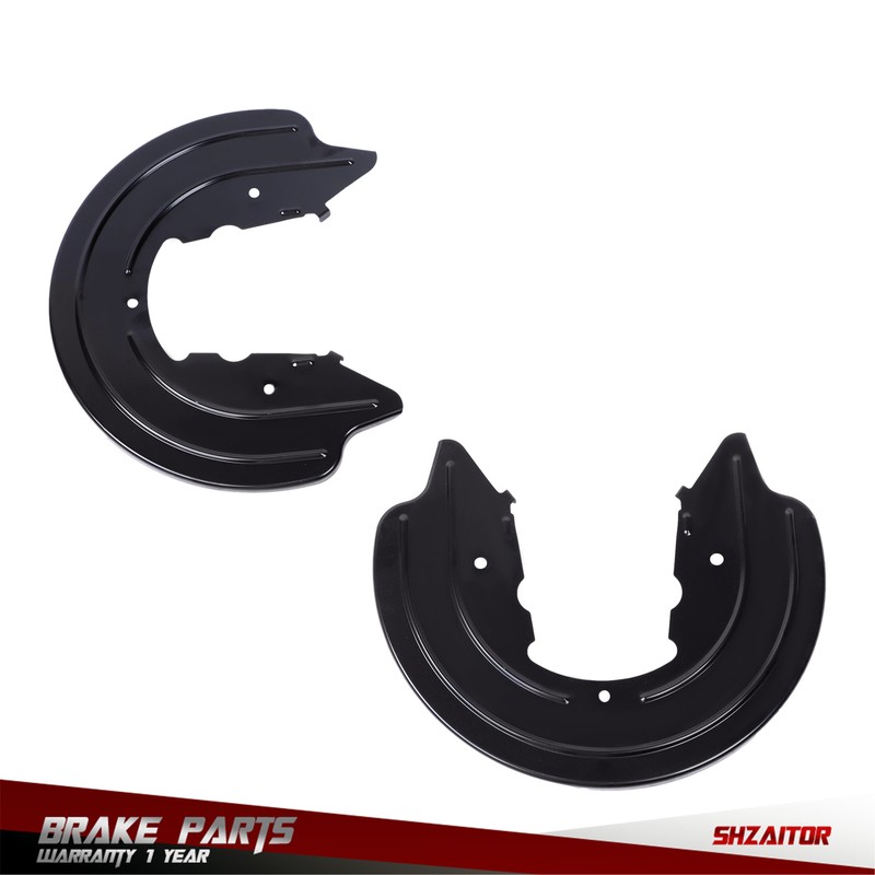 Rear Disc Brake Dust & Splash Shield Pair For Ford Mustang 1994-2004 8.8" New gallery