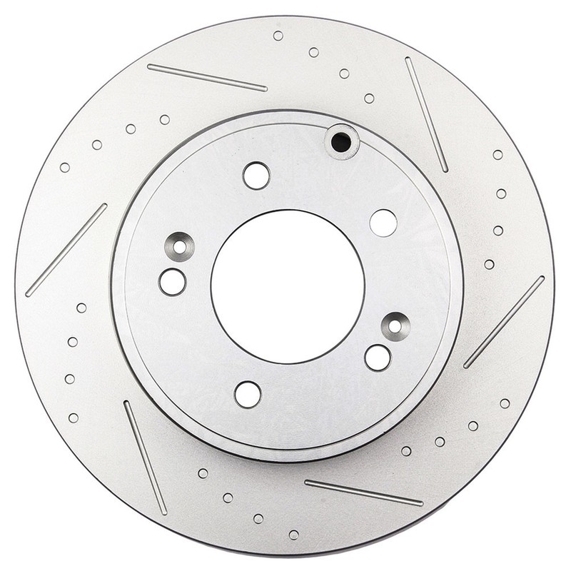 Rear 2 Pcs Brake Rotors And 4 Pcs Brake Pads For Hyundai Sonata 2005-2008 Azera gallery