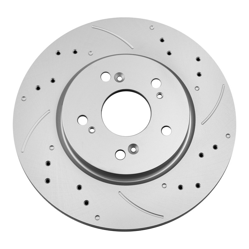 Front Drilled Brake Rotor & Pads + Caliper for Honda CR-V 07-16 Crosstour Acura gallery
