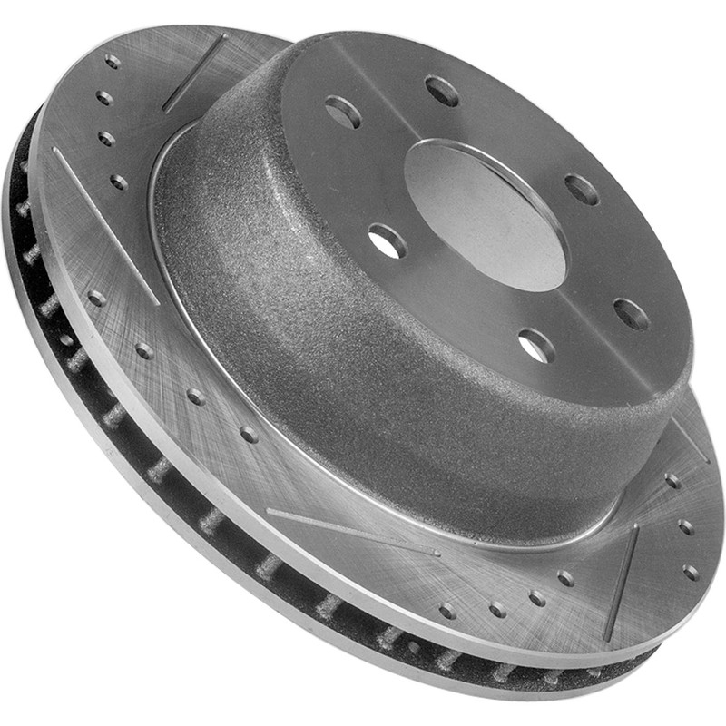 Brake Disc Set For 2001-2005 Chevrolet Silverado 1500 Rear LH RH Cross-drilled gallery