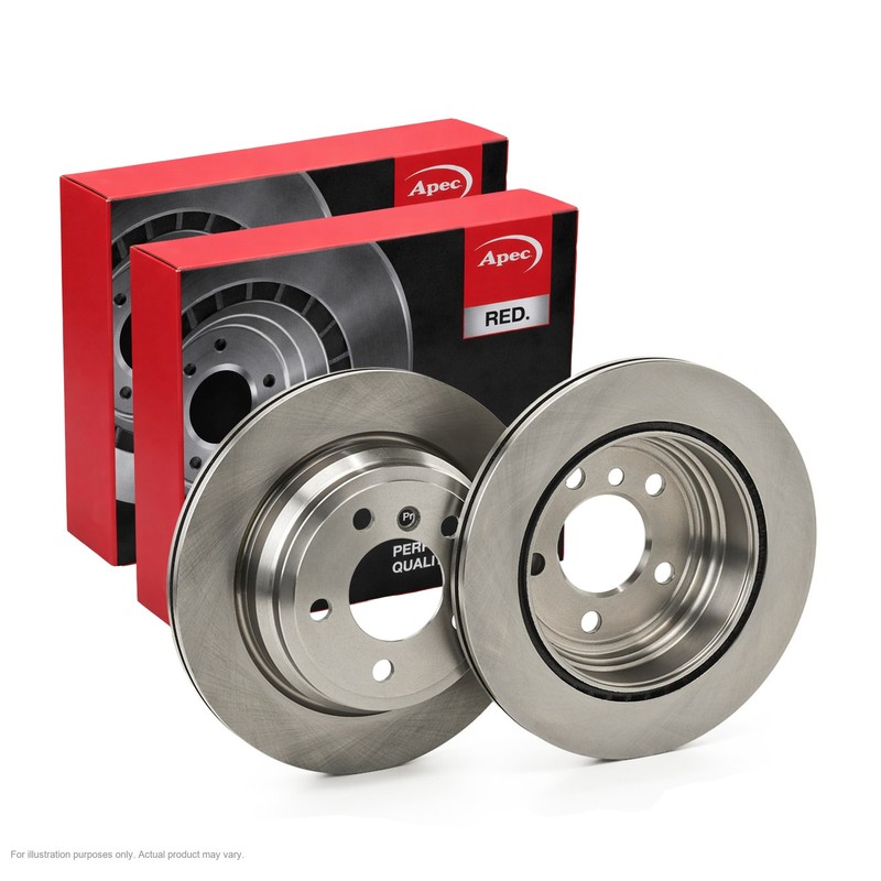 2X APEC Rear Brake Discs for BMW 3 Touring 2014-19 300mm Vented DSK3099