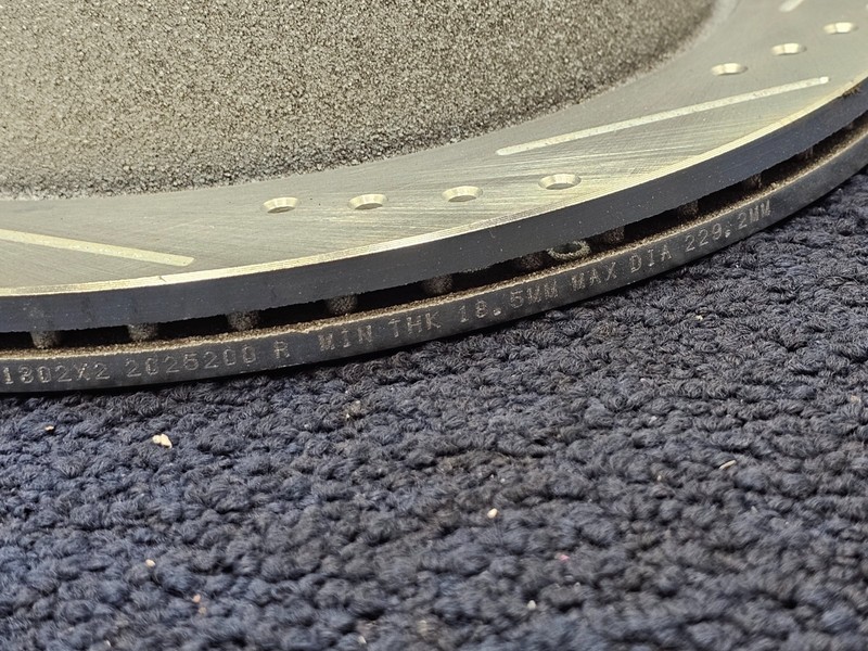 MOSTPLUS Brake Disc Rotor M06701302X2 2025200 R Min THK 18.5mm Max Dia 229.2mm gallery