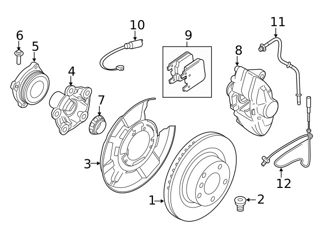 Genuine BMW Rotor 34-20-7-889-667 gallery