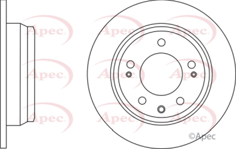 Fits Kia Sportage Cee'D Pro Hyundai ix35 i30 Brake Disc Rear AMS 584111H300 gallery