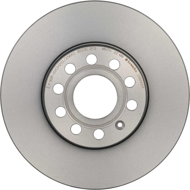 Disc Brake Rotor Front 09.9145.11-CL Fits 2021-2024 Audi A3 Quattro