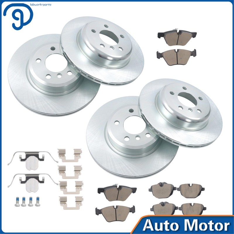 Front & Rear Disc Brake Rotors & Brake Pads For BMW F10 528i 528i xDrive gallery