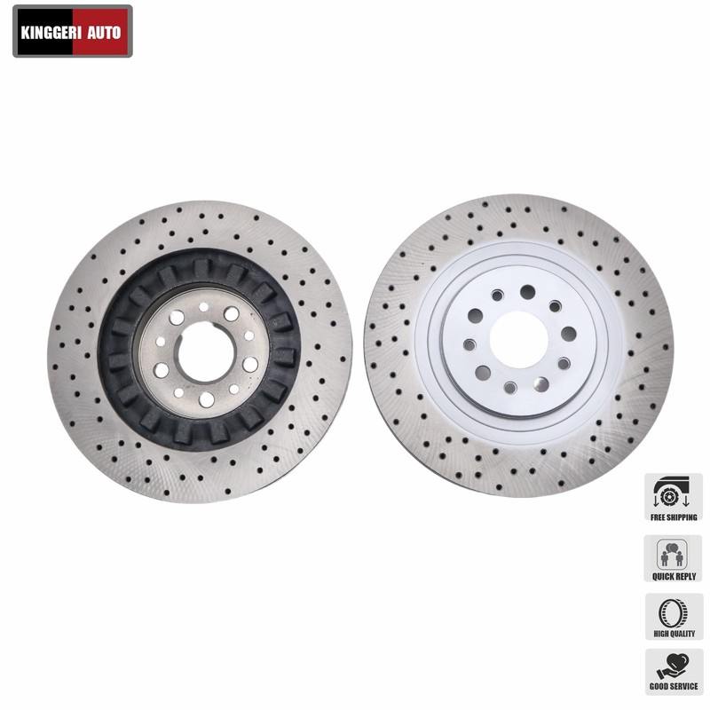 2x Brake Disc For Maserati Ghibli Quattroporte Front Brake Rotors Kit 670030935 gallery