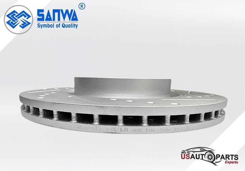 FRONT LH BRAKE ROTOR VENTED & GEOMET COATED D&S 300 mm FOR ACURA ILX 02-15 2.4L gallery