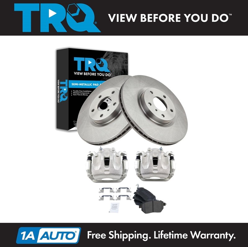 TRQ Front Brake Pad & Rotor Kit Fits 05-07 Nissan Murano