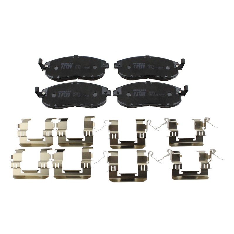 DuraGo Front Rotors TRW Pro Ceramic Disc Brake Pads Kit For Nissan Sentra SE-R gallery