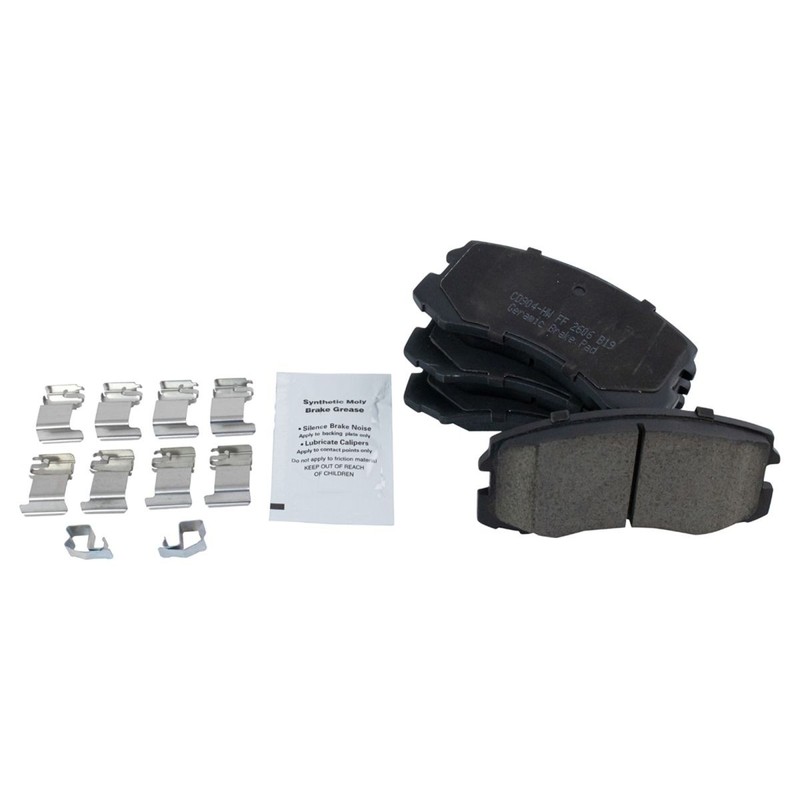 TRQ Front Ceramic Brake Pads & Rotor Kit Fits 2002-2007 Mitsubishi Lancer gallery