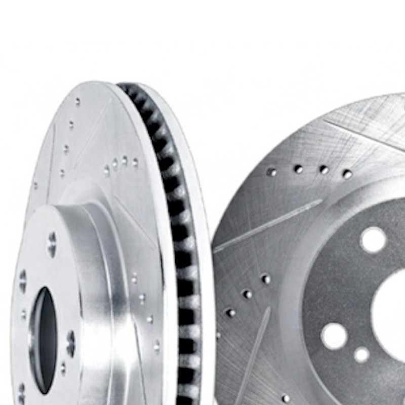 For Jaguar S-Type 2003-2005 Rotor Set | Front And Rear | Drilled And Slotted gallery