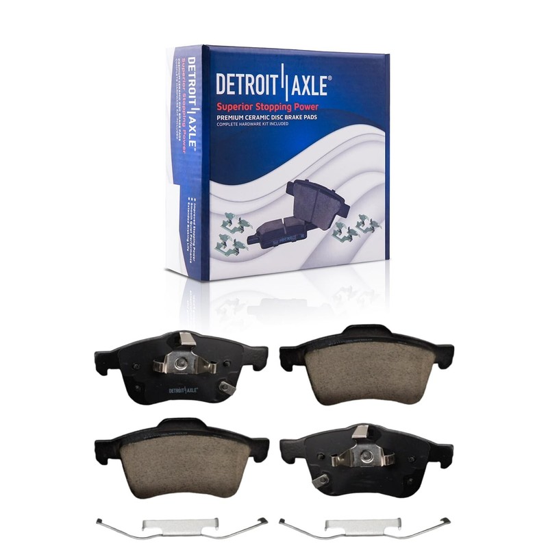 10pc Front Rear Disc Brake Rotors and Brake Pads Kit for 2014 - 2020 Fiat 500L gallery
