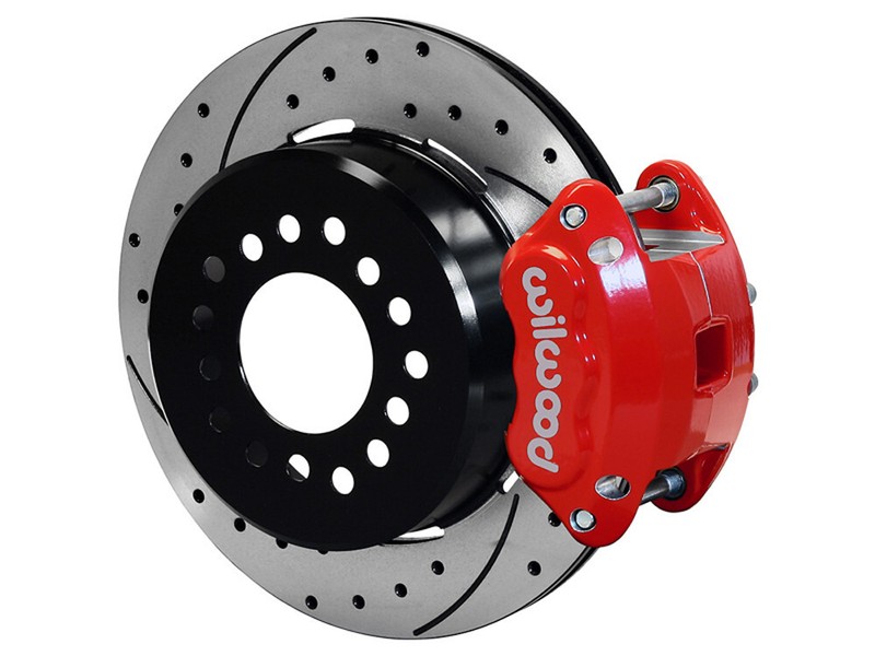 Wilwood 140-12569-DR REAR BRAKE KIT RED DRILLED 1963-1987 C10- AUTHORIZED DEALER