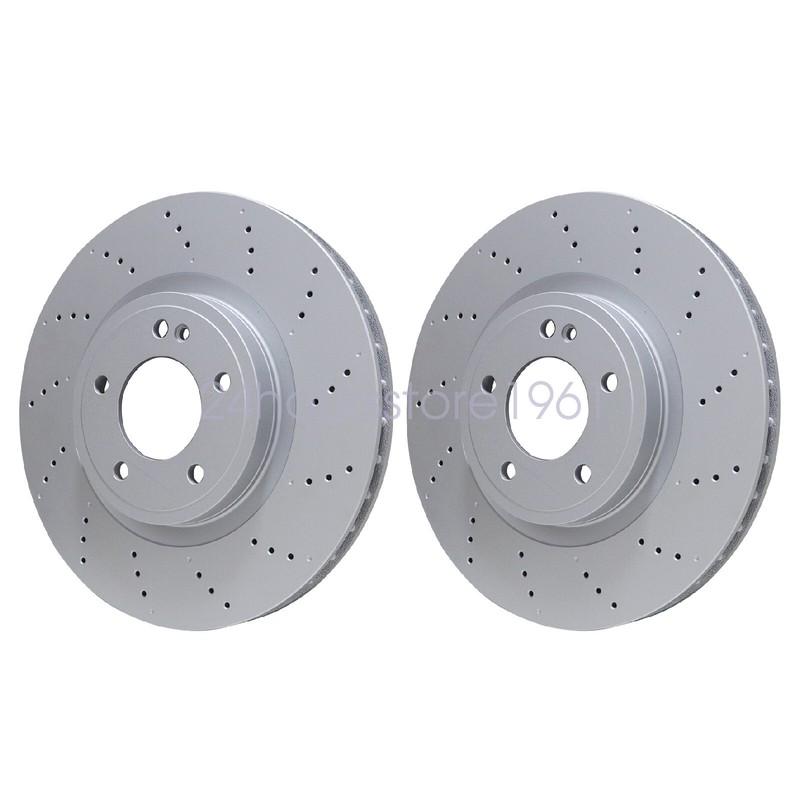 2Pcs Rear Brake Discs Rotors Fits For 2019-2023 Mercedes Benz G63 463 AMG 4.0L gallery