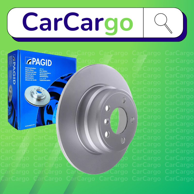 Pagid Solid Rear Brake Discs Pair For BMW X5 3.0i 2000-2006 324 mm