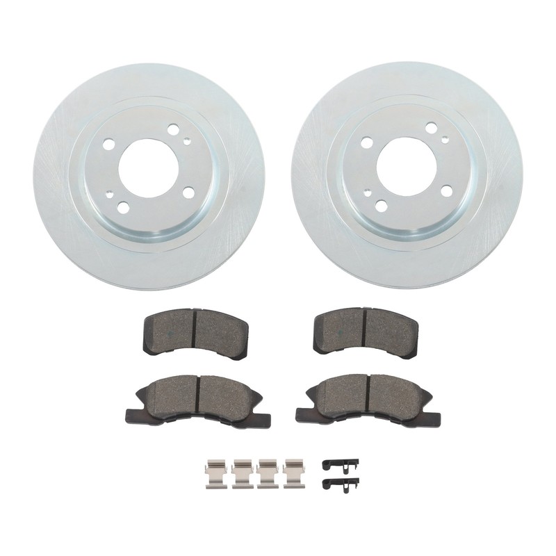 Labwork 2-Wheel Set Brake Disc & Pad Kits Front For Mitsubishi Mirage G4 17-22 gallery