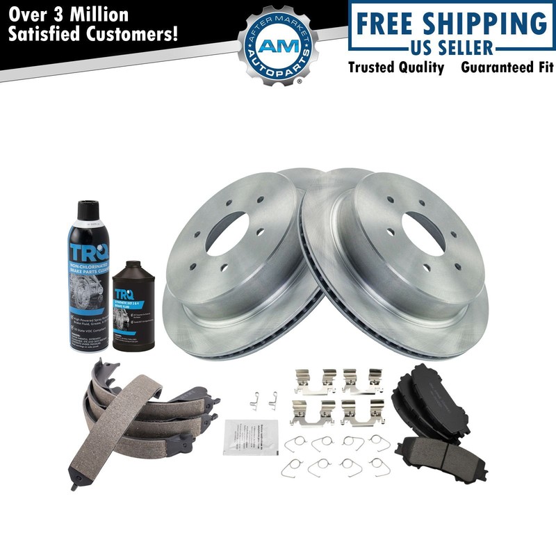 Rear Brake Pad & Rotor Kit Fits 2017-2019 Nissan