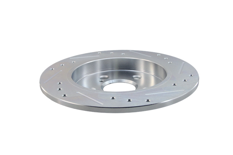 Rear Drilled and Slotted Disc Brake Rotors for Corolla Matrix Vibe Prius CT200h gallery