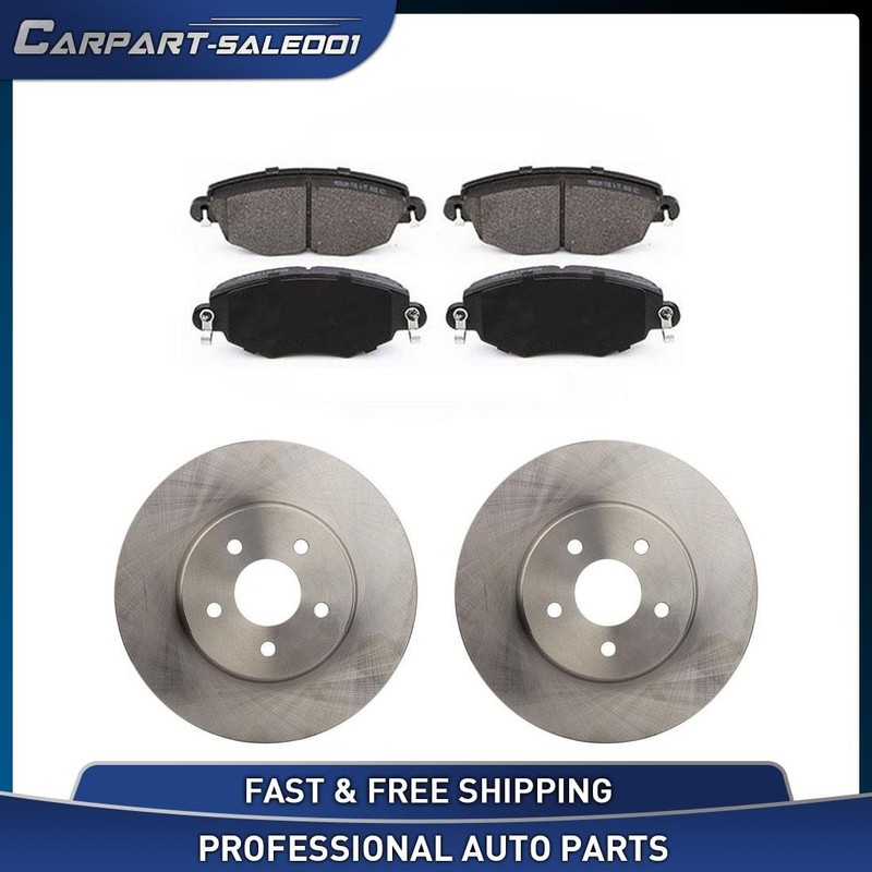 Front Disc Brake Rotors Brake Pads Kit for 2001 2002 2003 2004 2005 Ford Mondeo