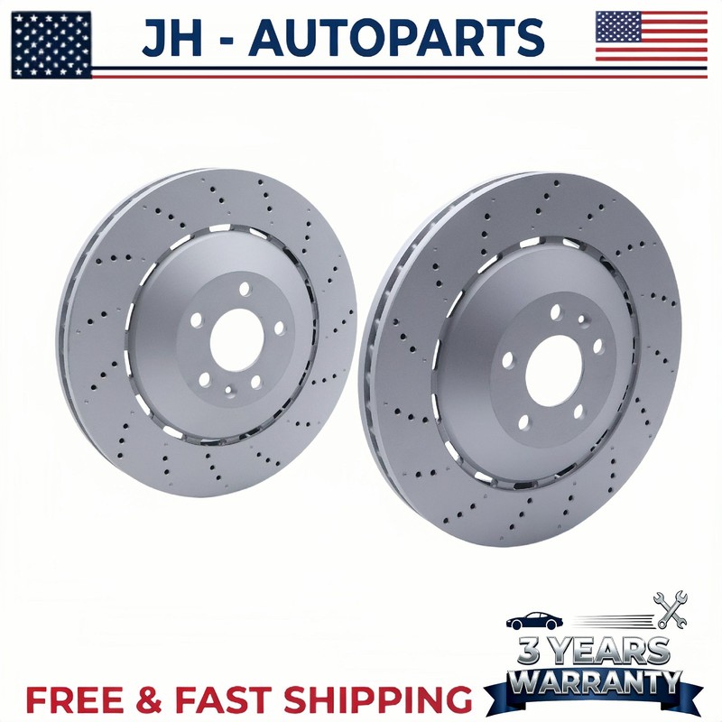 2Pcs Front Brake Disc Rotors 365mm FOR Lamborghini Huracan R8 RS5 8T0615301 gallery