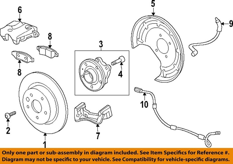 GM OEM 17-26 Envision Rear Suspension Brake Components-Rotor 13544245