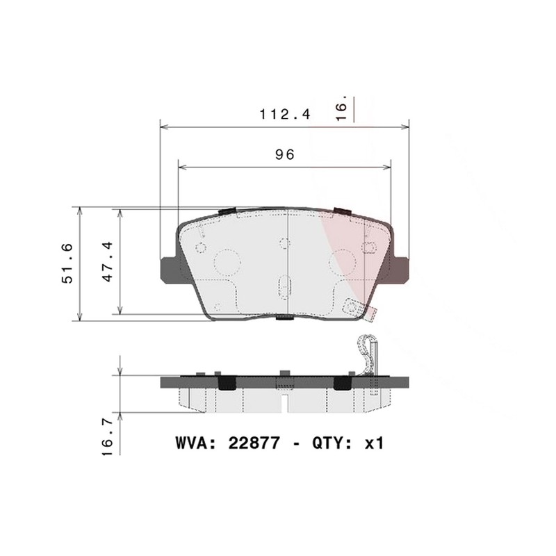 Brembo OEM Rear Brake Pads Kit For 2019-2022 Hyundai Veloster N 10 Yr Warrranty gallery