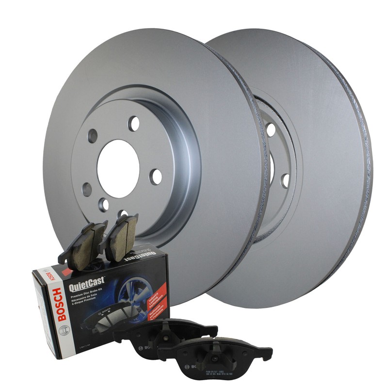 Front Brake Kit 330mm Disc Rotors & Bosch Ceramic Pads For BMW F39 F48 Mini F60