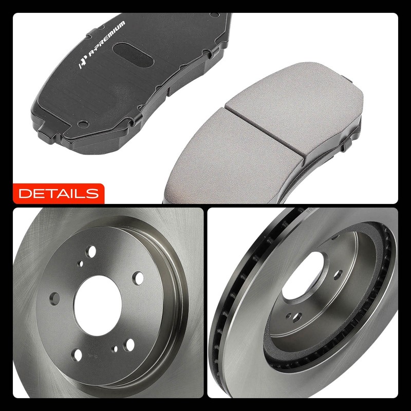 A-Premium Front Disc Brake Rotor & Ceramic Pad for Suzuki Grand Vitara 2006-2013 gallery