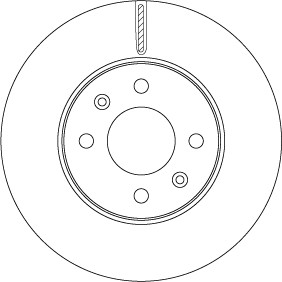 TRW DF6794 Brake Disc for Hyundai, Kia
