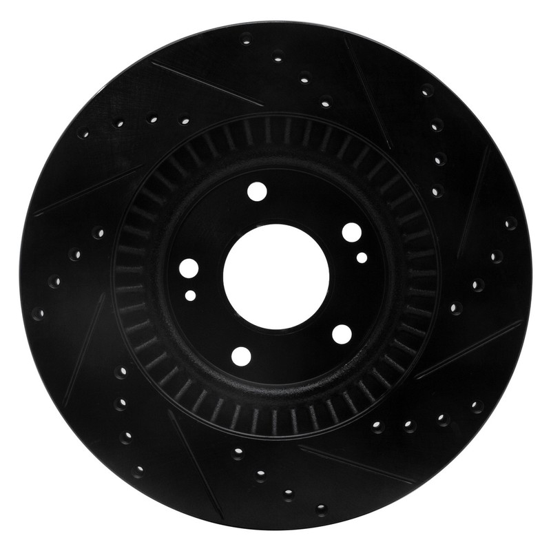 For Hyundai Santa Fe 13-20 Brake Rotor DFC Premium Drilled & Slotted Front gallery