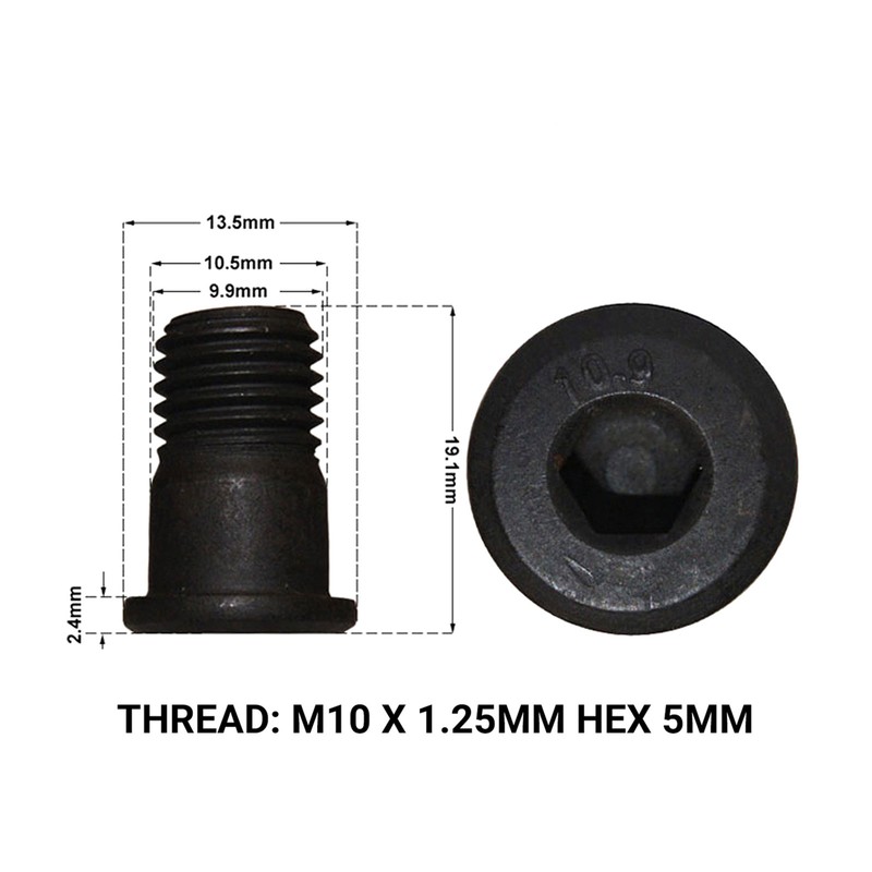 2X FRONT BRAKE DISC RETAINING SCREWS FITS: VAUXHALL CORSA D 2006-2014 DRS1666J
