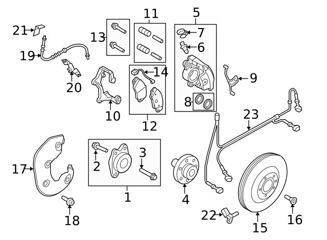 Genuine Audi Disc Brake Rotor 8K0-615-301-M gallery