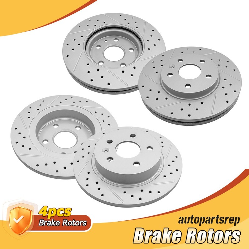 Front & Rear Disc Brake Rotors Kit for 2013-2016 Chevrolet Sonic 2011-2015 Cruze