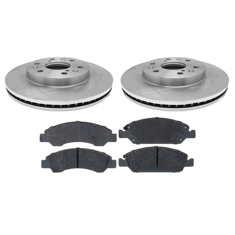 ACDelco Silver Front Brake Kit 330mm Disc Rotors Pads For Silverado Sierra Yukon