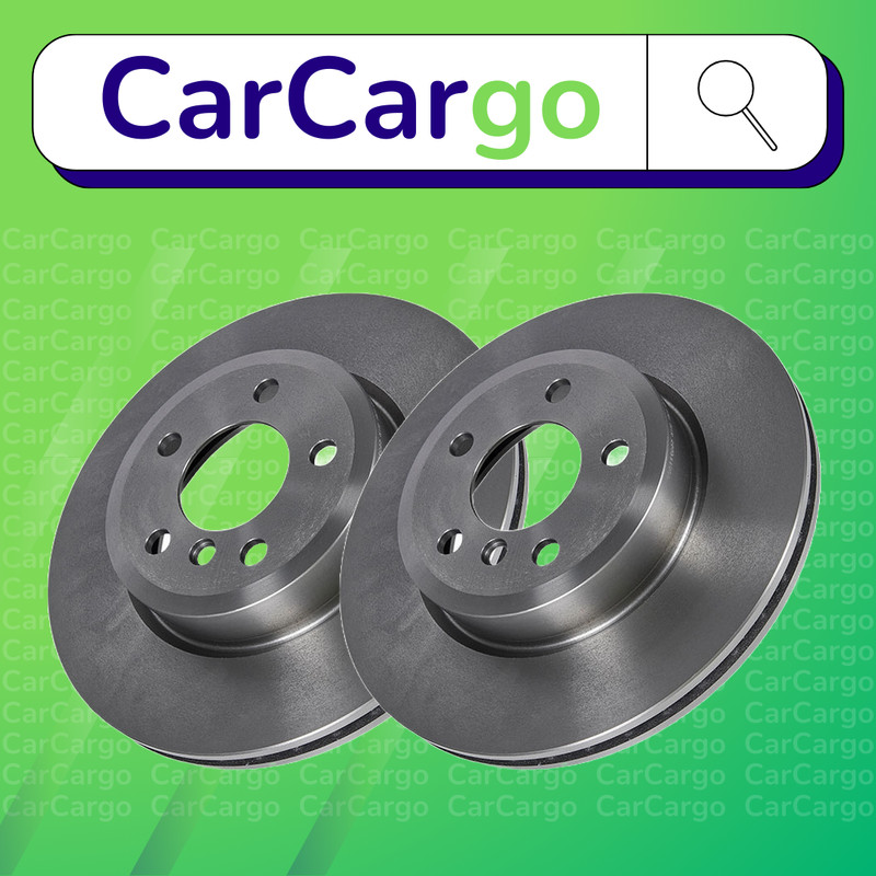 Premium Vented Front Brake Discs Pair For BMW X3 2.0d 2004-2007 325 mm