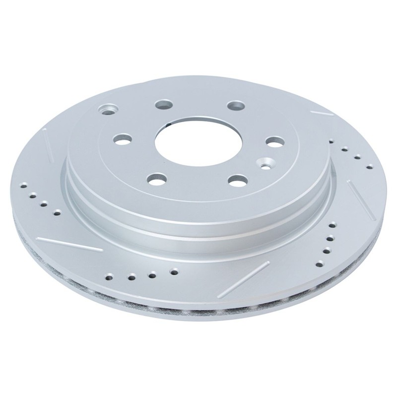 TRQ Rear Ceramic Brake Pad Performance Disc Rotor Kit w/Chemicals gallery