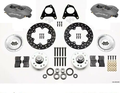 Wilwood Forged Dynalite Front Drag Race Brake Kit,fits 1987-1993 Ford Mustang
