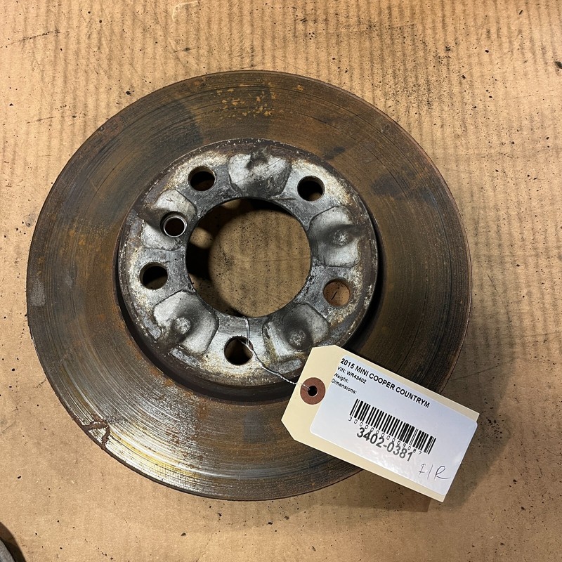 2011-2016 Mini Cooper Countryman Front Left or Right Side Brake Rotor Disk OEM gallery