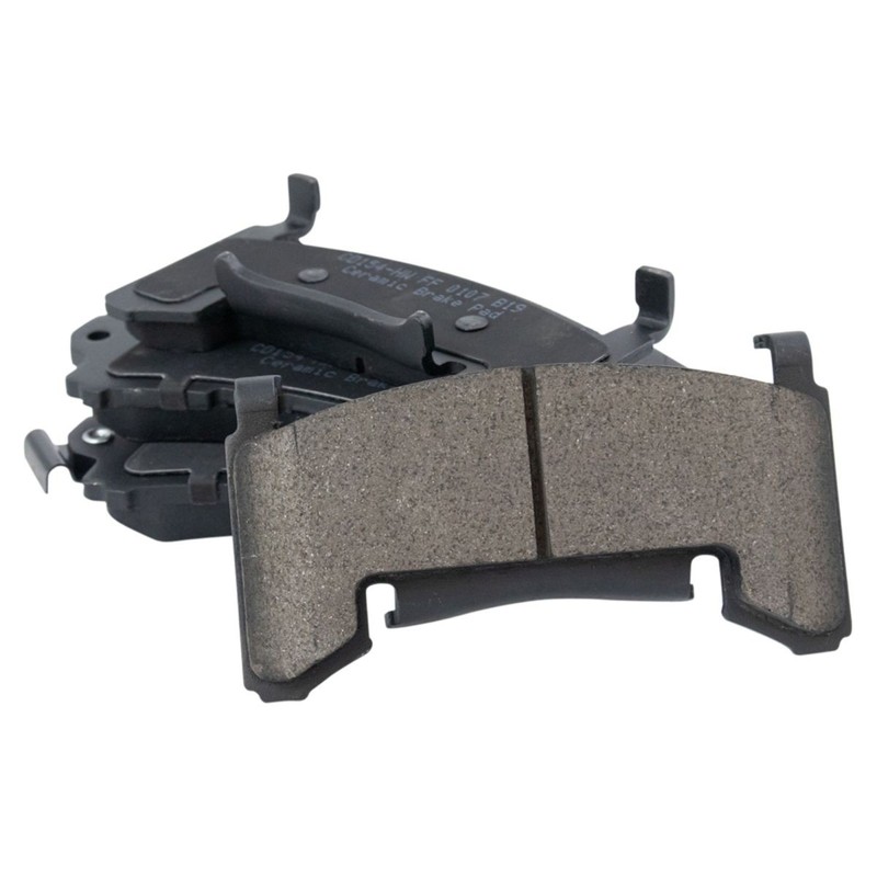 Performance Brake Rotor Drilled Slotted Coated & Ceramic Pad Front Kit gallery