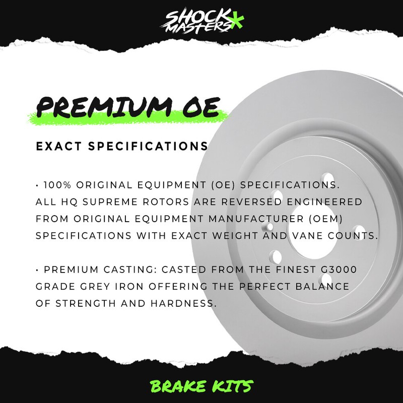 Front Brake Rotors & Ceramic Pads Kit for 2005-2008 Infiniti G35 gallery