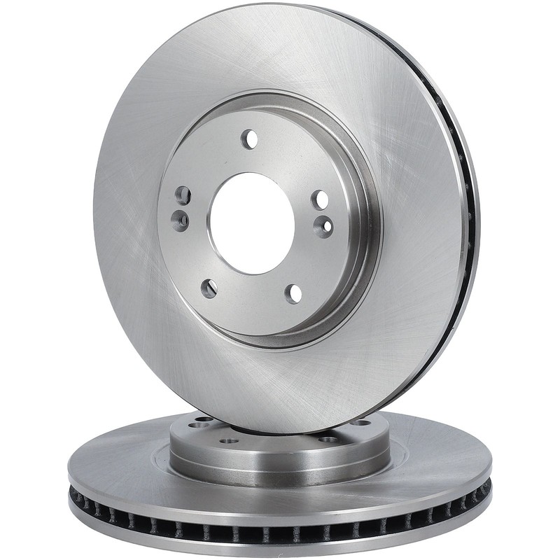Vented Solid Fits Hyundai For Santa Fe 2007 2008 2009 Front Brake Rotors 2X