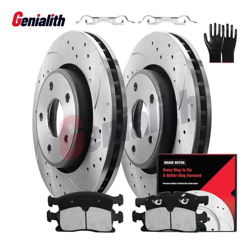 330mm Front Brake Rotors Brakes Pads for Dodge Durango Grand Cherokee 2012-2020