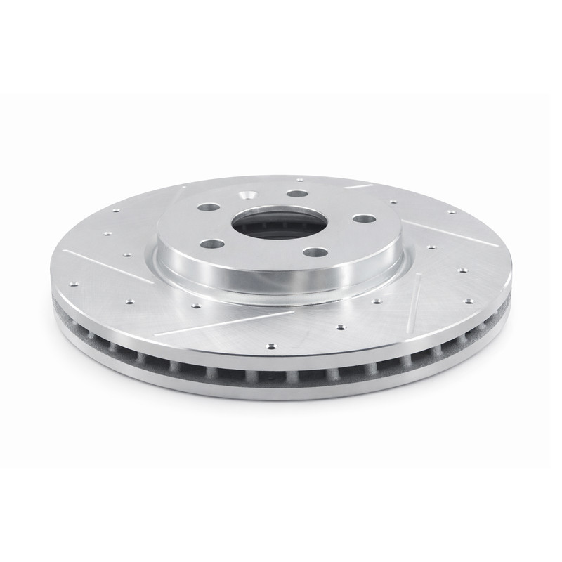 Front Rear Drilled Disc Rotors Brake Pads Kit for SAAB 9-5 2010 2011 gallery