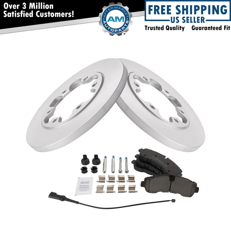 Rear Brake Pad & Rotor Kit Fits 2020-2022 Ford Transit-350 HD