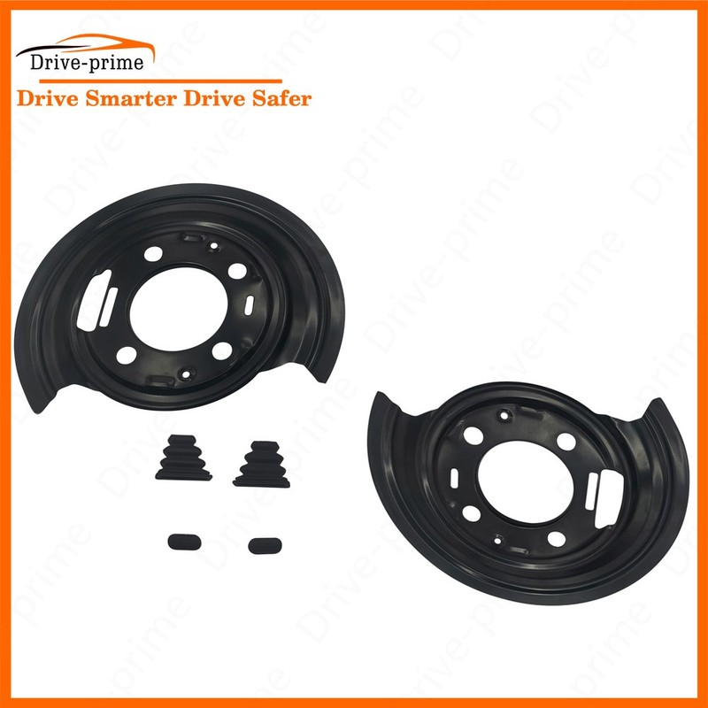 For 2009-2010 Ram Truck 3500 2500 Set of 2 Brake Backing Plates Rear New 924-237