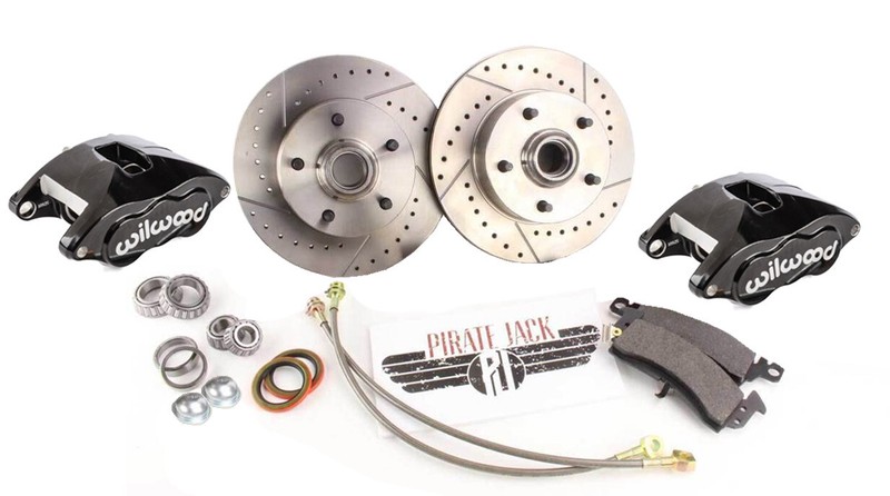 1973-1977 Buick Regal Replacement Rotor Package & Black Wilwood Caliper Upgrade