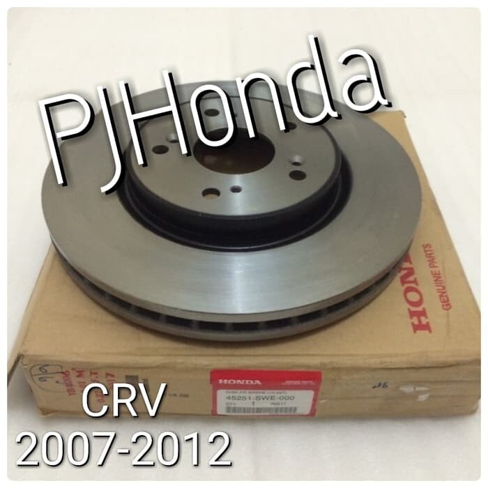 Genuine Front Brake Disc Rotor 2007-2017 Honda CR-V 45251-SWE-000 Thailand OEM