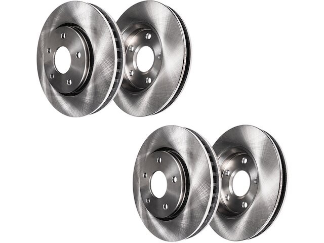 For 2018-2022 BMW X4 Brake Rotor Set Detroit Axle 63381QYDR 2021 2019 2020