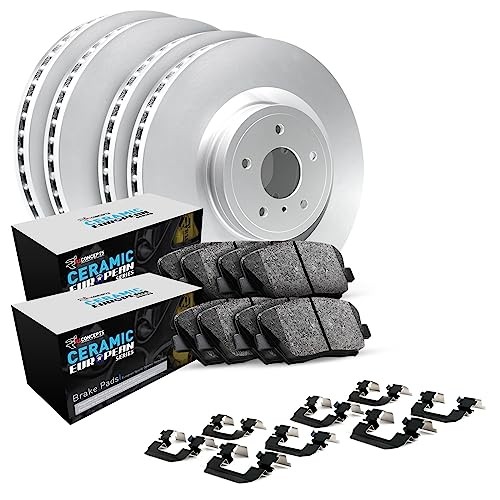 R1 Concepts Wdth2 10007 R1 Brake Rotors Carbon Coated W Euro Ceramic Pads gallery